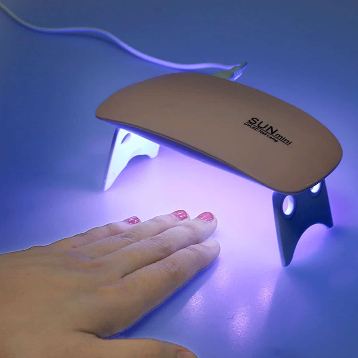 Mini uv nagellampa nageltorkare nagellackstorkare