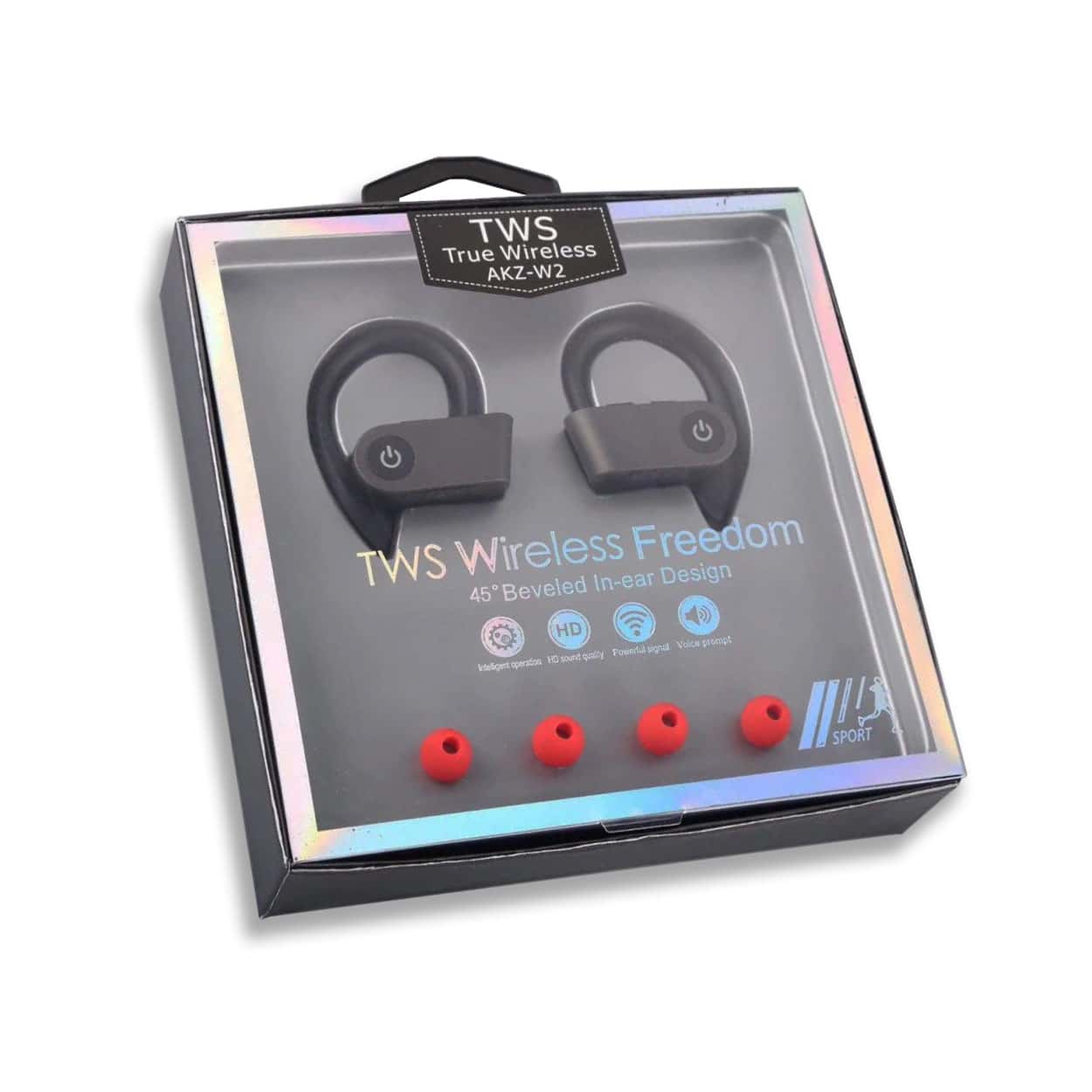 Helt trådlösa bluetooth stereo in-ear hörlurar sporthörlurar tws