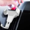 Universal mobilhållare för bil mobil gps hållare till bilen vit