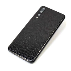 Huawei p30 skinn läder vinyl skin dekal skyddsfilm ormskinn
