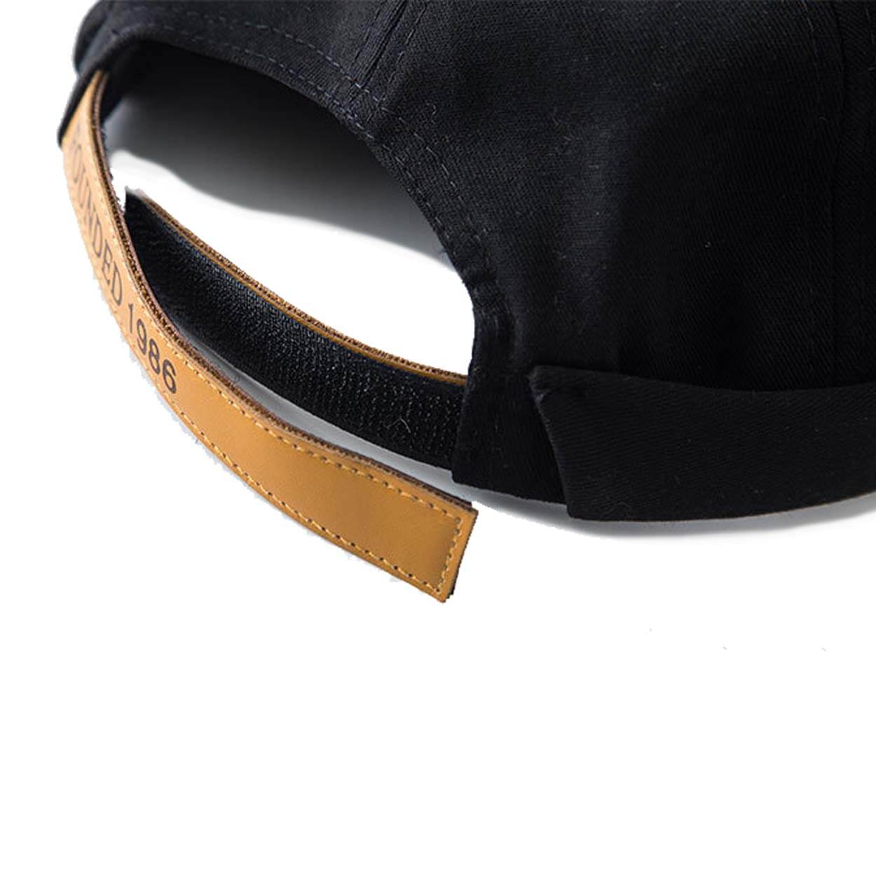 Svart miki hat keps rullad skärm mössa beanie docker sotarmössa