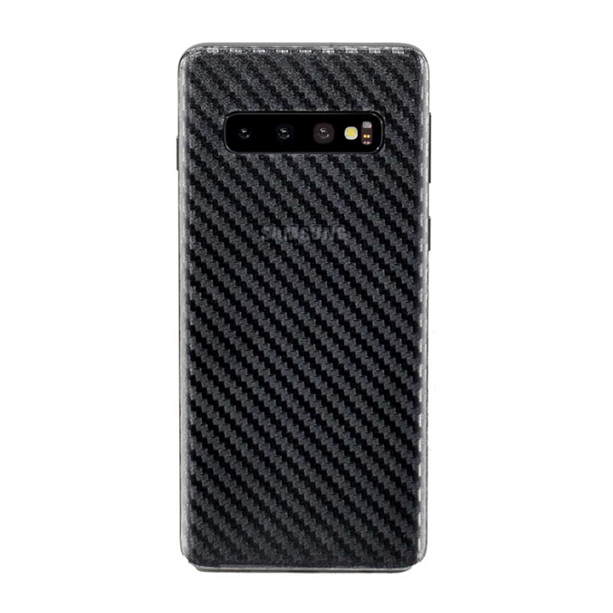 Galaxy s10e kolfiber vinyl skin dekal skyddsfilm carbon