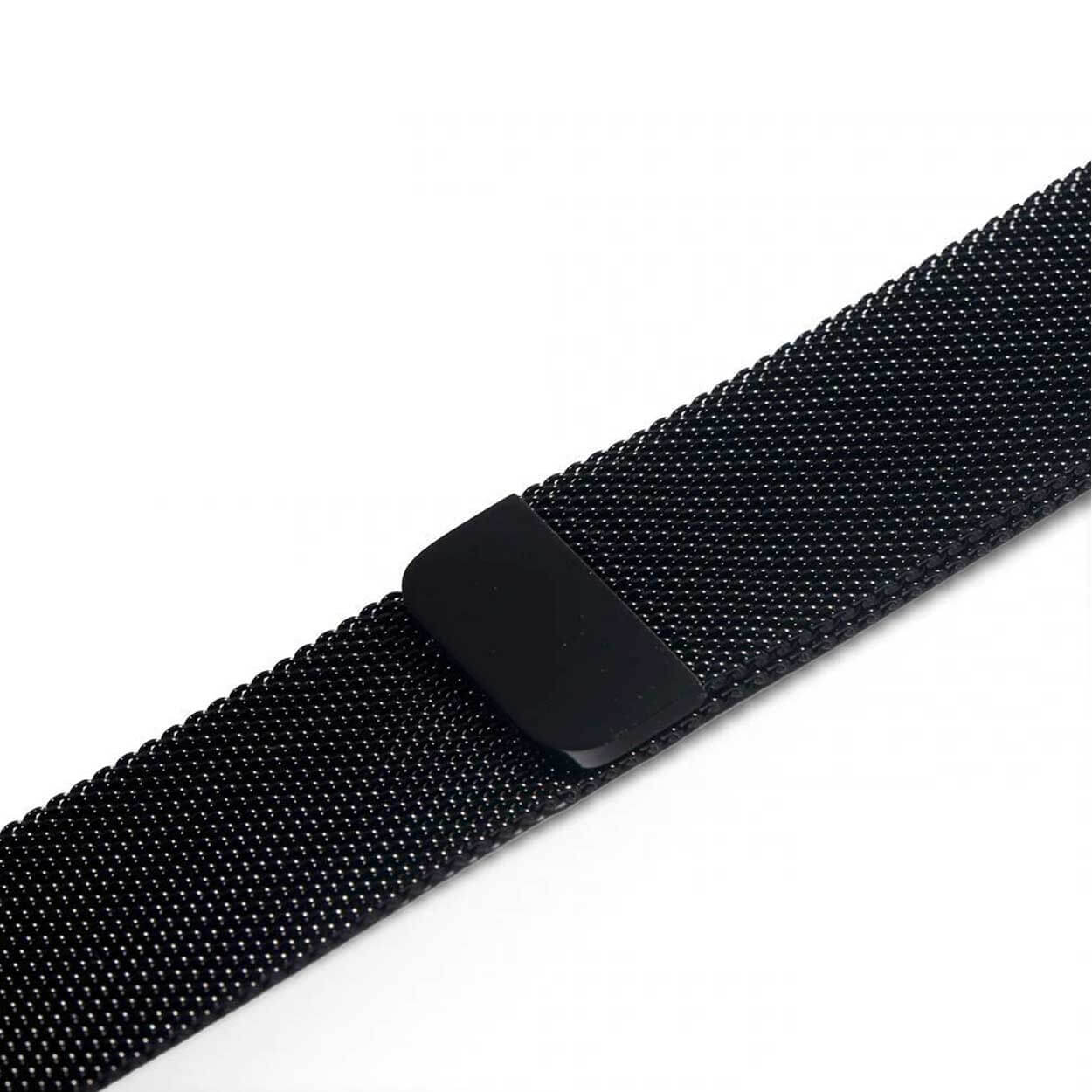 Apple watch armband 42/44/45 milanesisk loop - svart