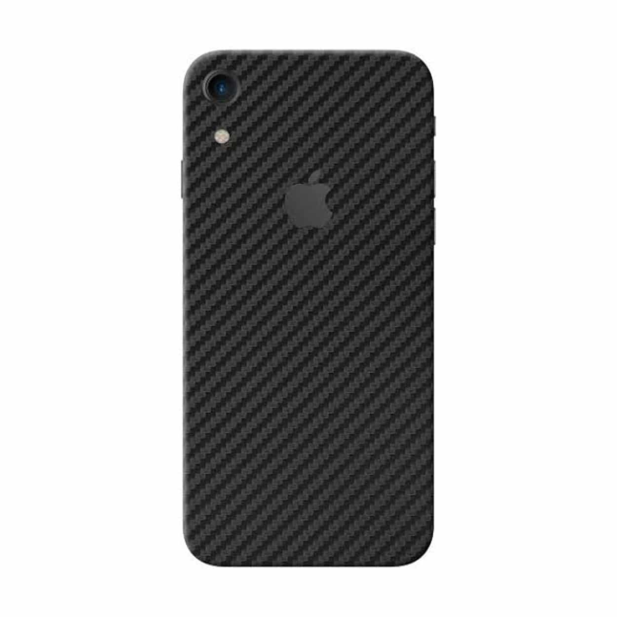 Iphone xr kolfiber vinyl skin wrap baksida