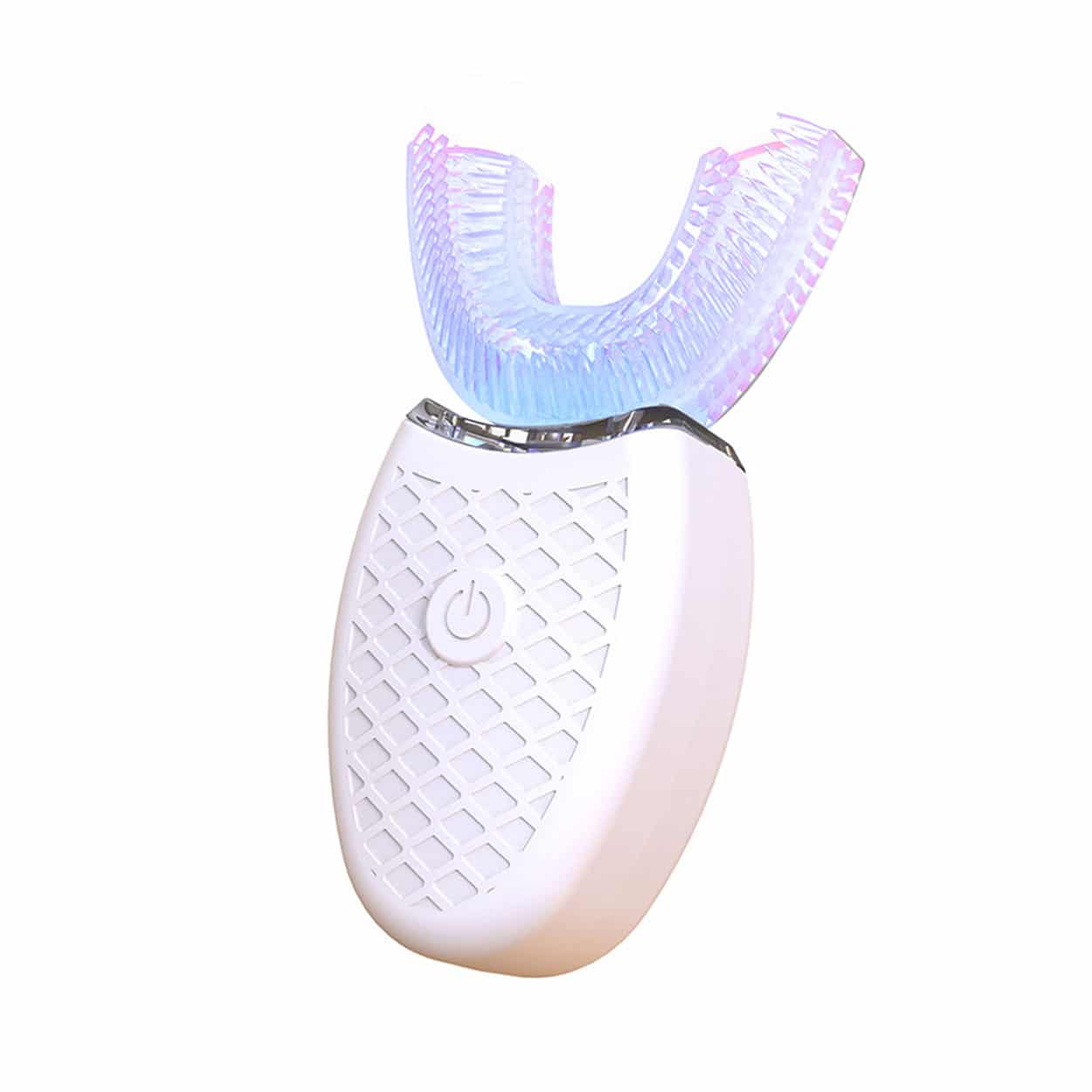 Helautomatisk tandborste - u-formad vibrerande sonisk tandborste