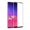 Galaxy note 10 plus 3d curve hd skärmskydd kolfiber härdat glas
