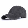 Svart Keps Vintage Distressed Jeans Washed Strapback