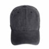 Svart keps vintage distressed jeans washed strapback