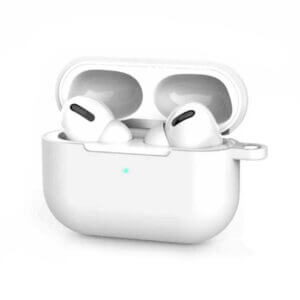 Vitt Apple Airpods Pro Fodral Stötsäkert Skyddsfodral