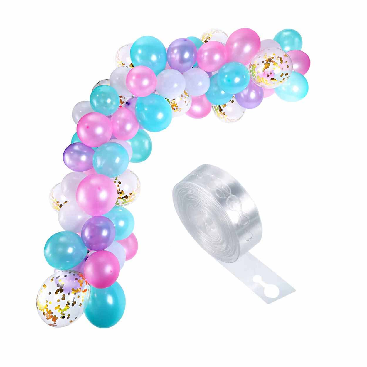 Band ballonggirlang ballonggirlangsband snöre för ballonger 5m