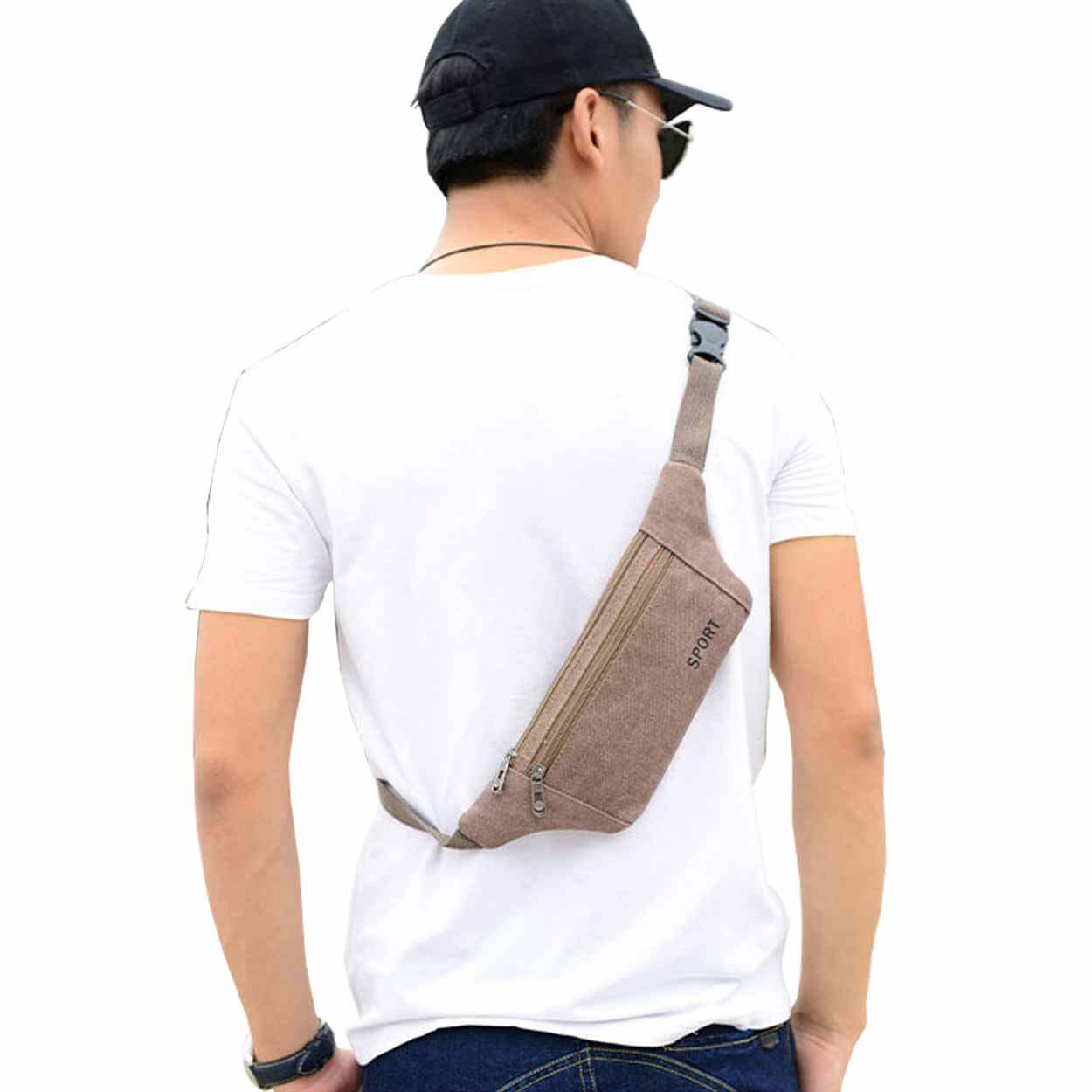 Midjeväska magväska med stöldskydd axelväska cross body