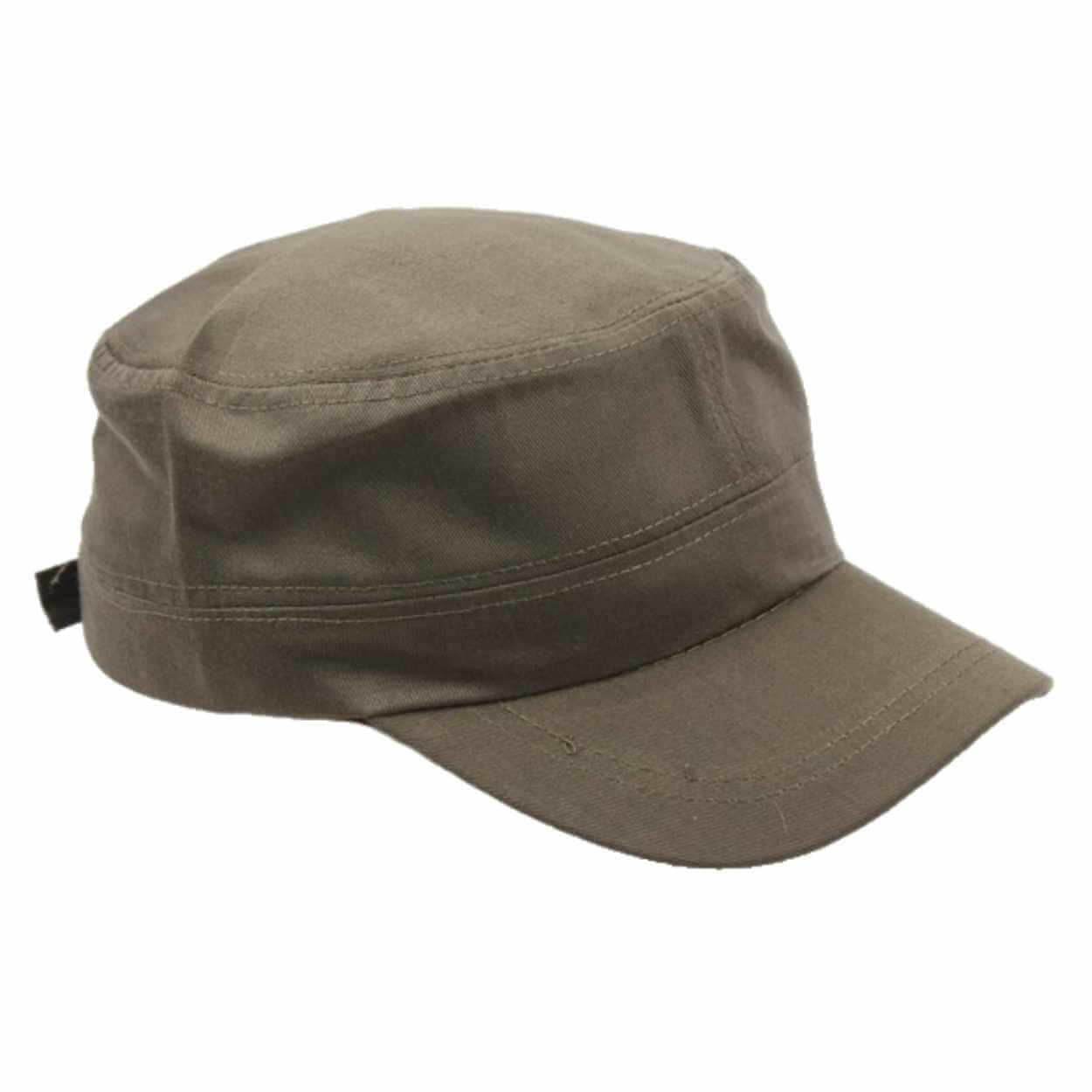 Grön army keps - platt armekeps militärkeps