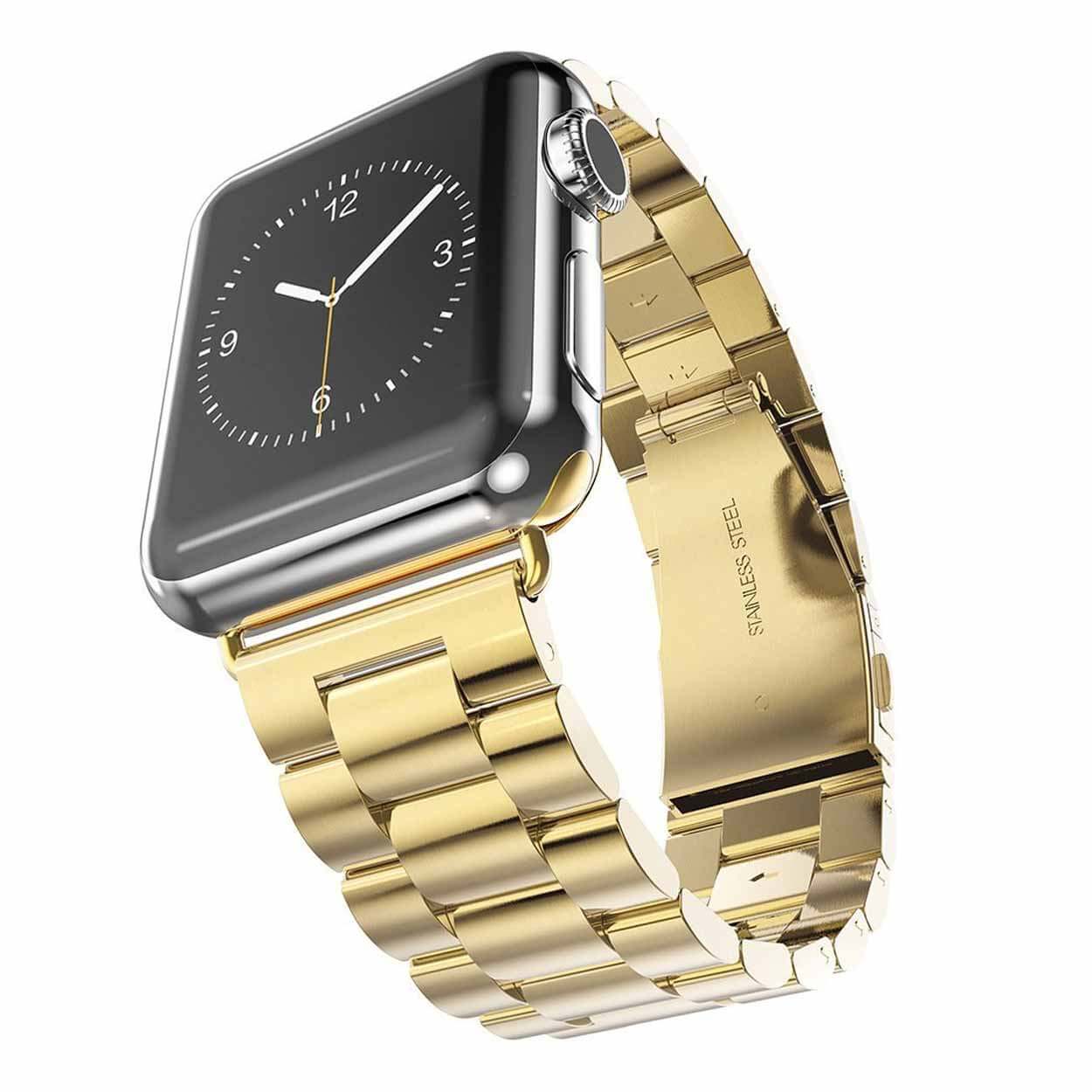 Apple watch 38/40 länkarmband metall - guld