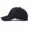 Svart keps sport strapback kardborrspänne