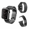 Apple watch 42/44/45 metall länkarmband - svart