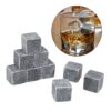 Whiskystenar - 9-pack isbitar av naturlig sten