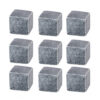 Whiskystenar - 9-pack isbitar av naturlig sten