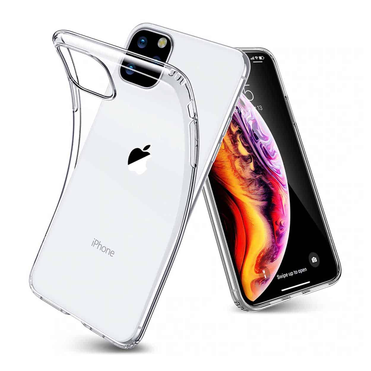 Tunt genomskinligt mobilskal iphone 11 pro transparent