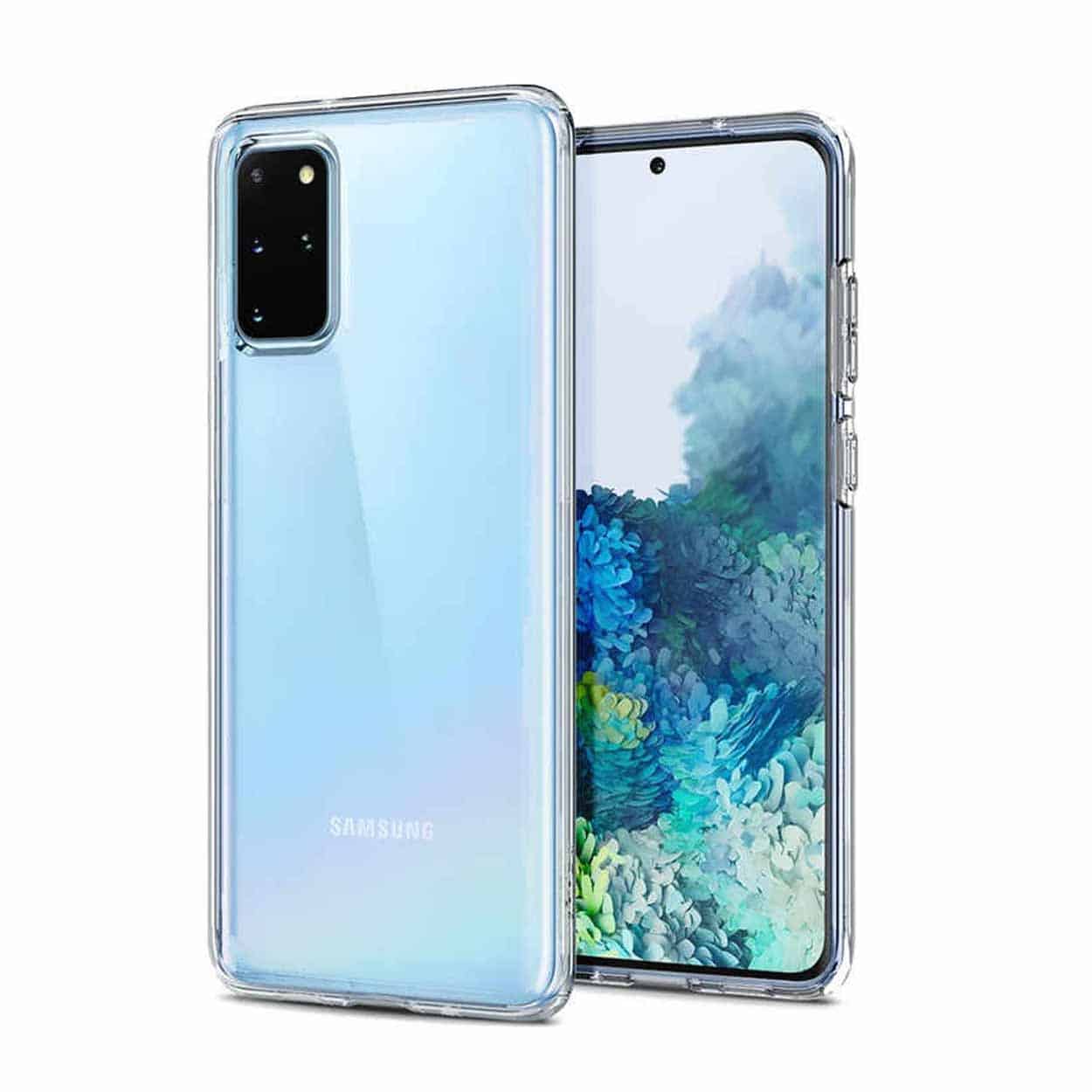 Tunt genomskinligt galaxy s20 fe skal mobilskal transparent
