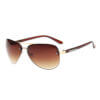 Moderna Bruna Pilotglasögon Aviator Solglasögon