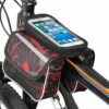 Rymlig Vattentät Cykelväska Med Mobilhållare Mobil 6,2