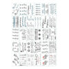 30-pack Fake Tatueringar Text