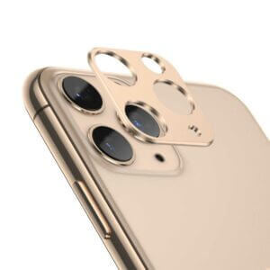 Iphone 11 Pro/pro Max Linsskydd Skydd För Kameralins Guld