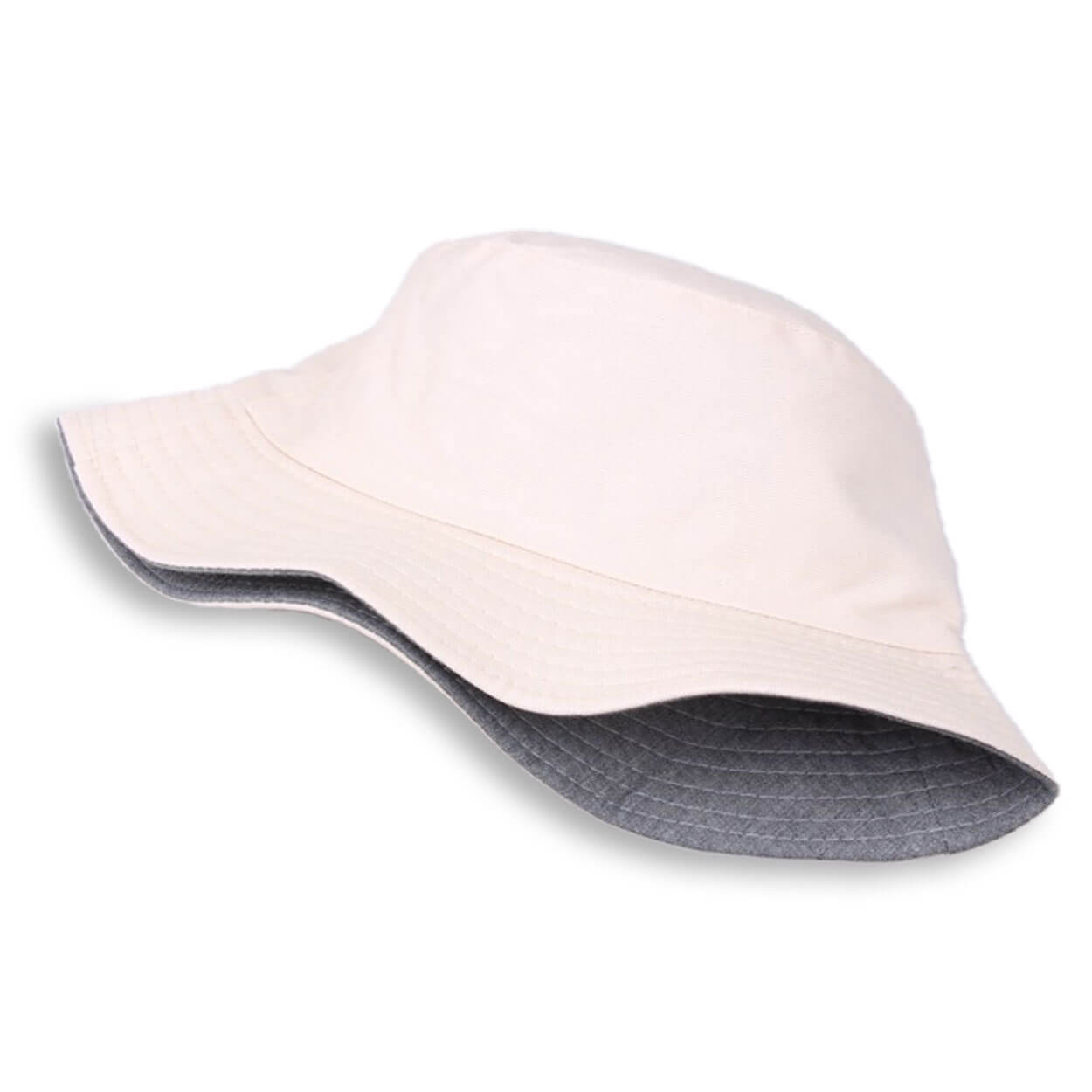 Beige fiskehatt bucket hat mössa hatt