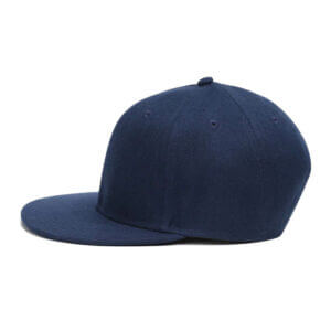 Mörkblå keps snapback med spänne