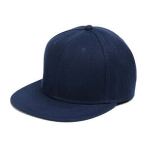 Mörkblå keps snapback med spänne