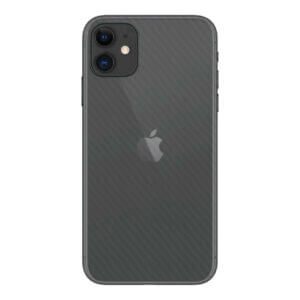 Iphone 11 Kolfiber Vinyl Skin Dekal Skyddsfilm Baksida Carbon