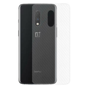 Oneplus 7 kolfiber vinyl skin dekal skyddsfilm baksida carbon