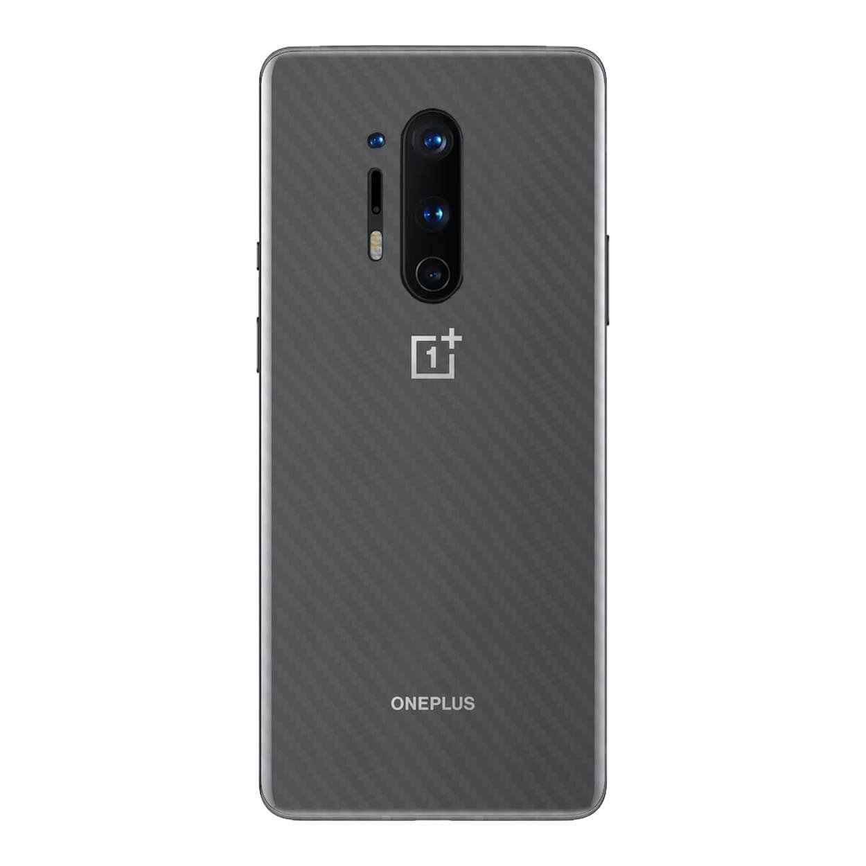 Oneplus 8 pro kolfiber vinyl skin dekal skyddsfilm baksida