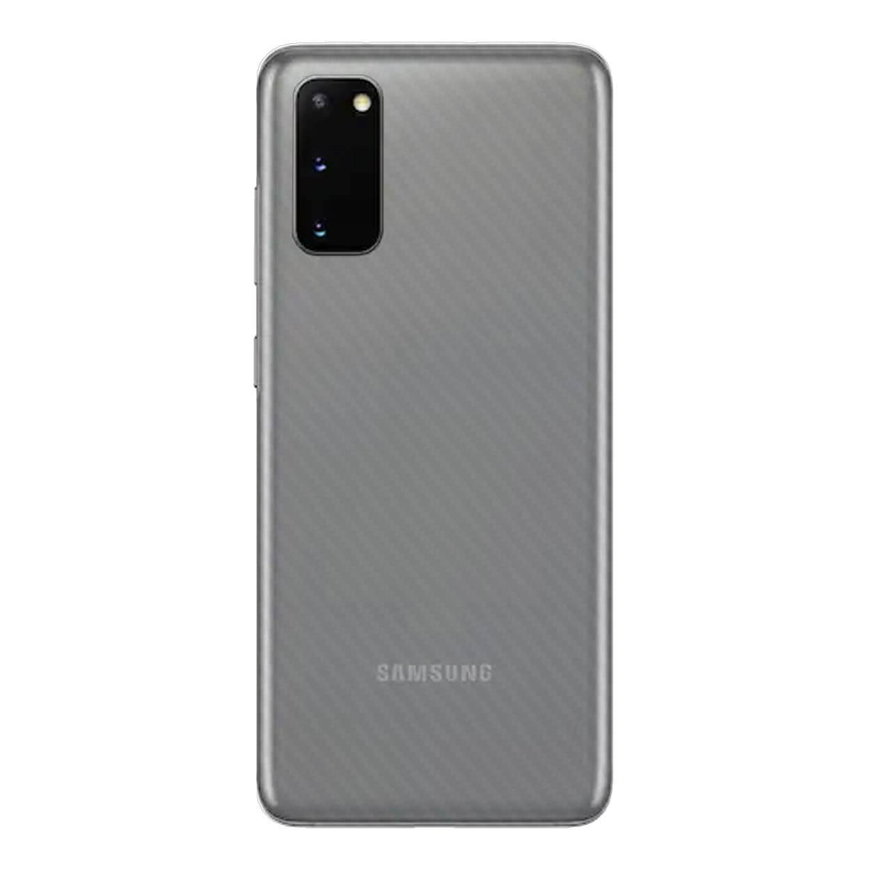 Galaxy s20 kolfiber vinyl skin dekal skyddsfilm baksida carbon