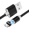 1m magnetisk micro-usb quick charge 3. 0 laddkabel android