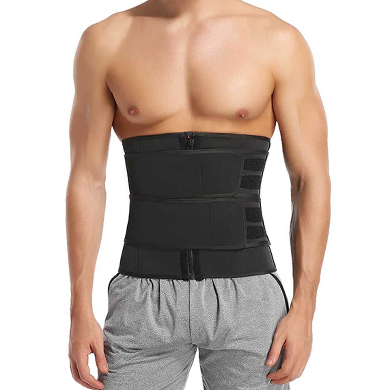 Ab-shaper midjetränare waist trainer midjebälte för män