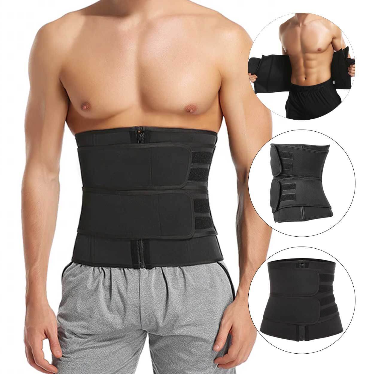 Ab-shaper midjetränare waist trainer midjebälte för män