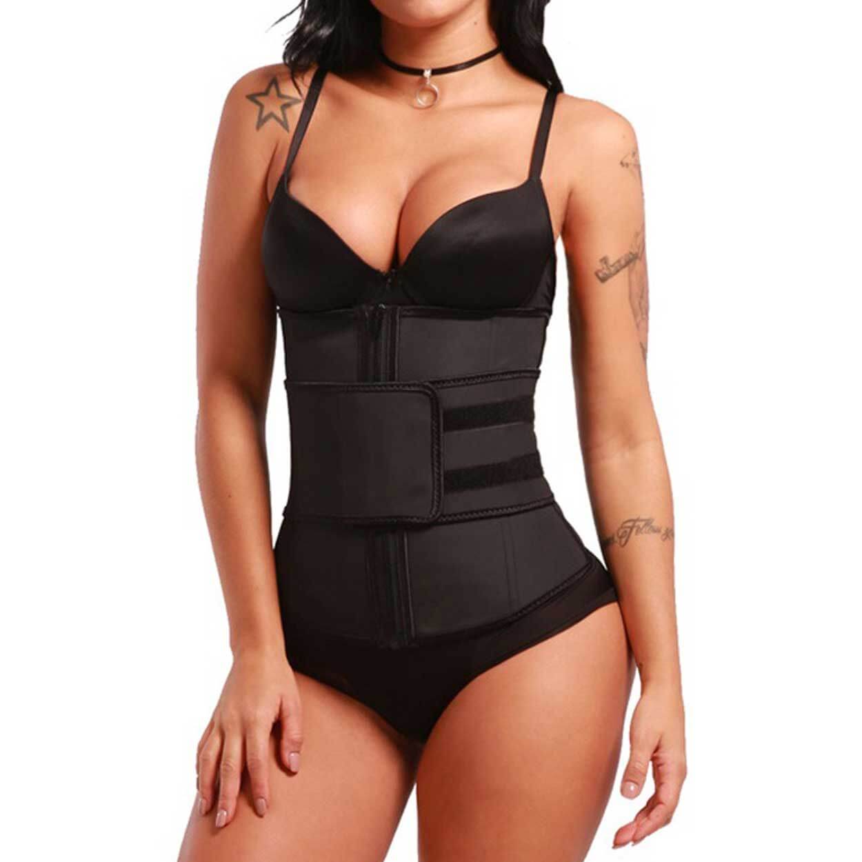 Träningskorsett midjetränare waist trainer shapewear midjebälte