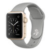 Grå Apple Watch 1/2/3/4/5/6/se Klockarmband Silikon