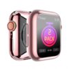 Heltäckande apple watch skal med skärmskydd rosa