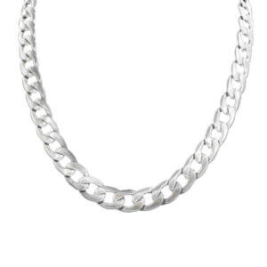 Silver kedjehalsband halsband kedja länk silver 11,5mm