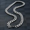 Silver kedjehalsband halsband kedja länk silver 9mm