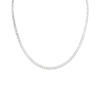 Silver Kedjehalsband Halsband Kedja Länk Silver 3,5mm