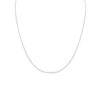 Tunt Silver Kedjehalsband Halsband Kedja Länk Silver 1,5mm