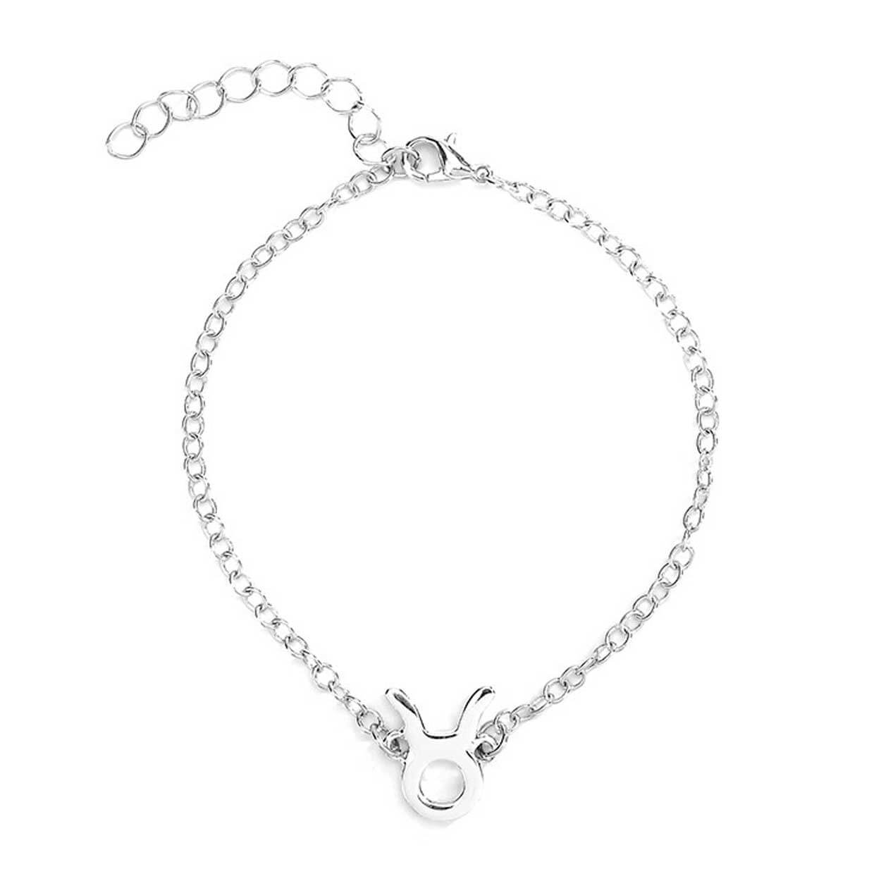 Gåvoarmband stjärntecken oxen taurus armband silver
