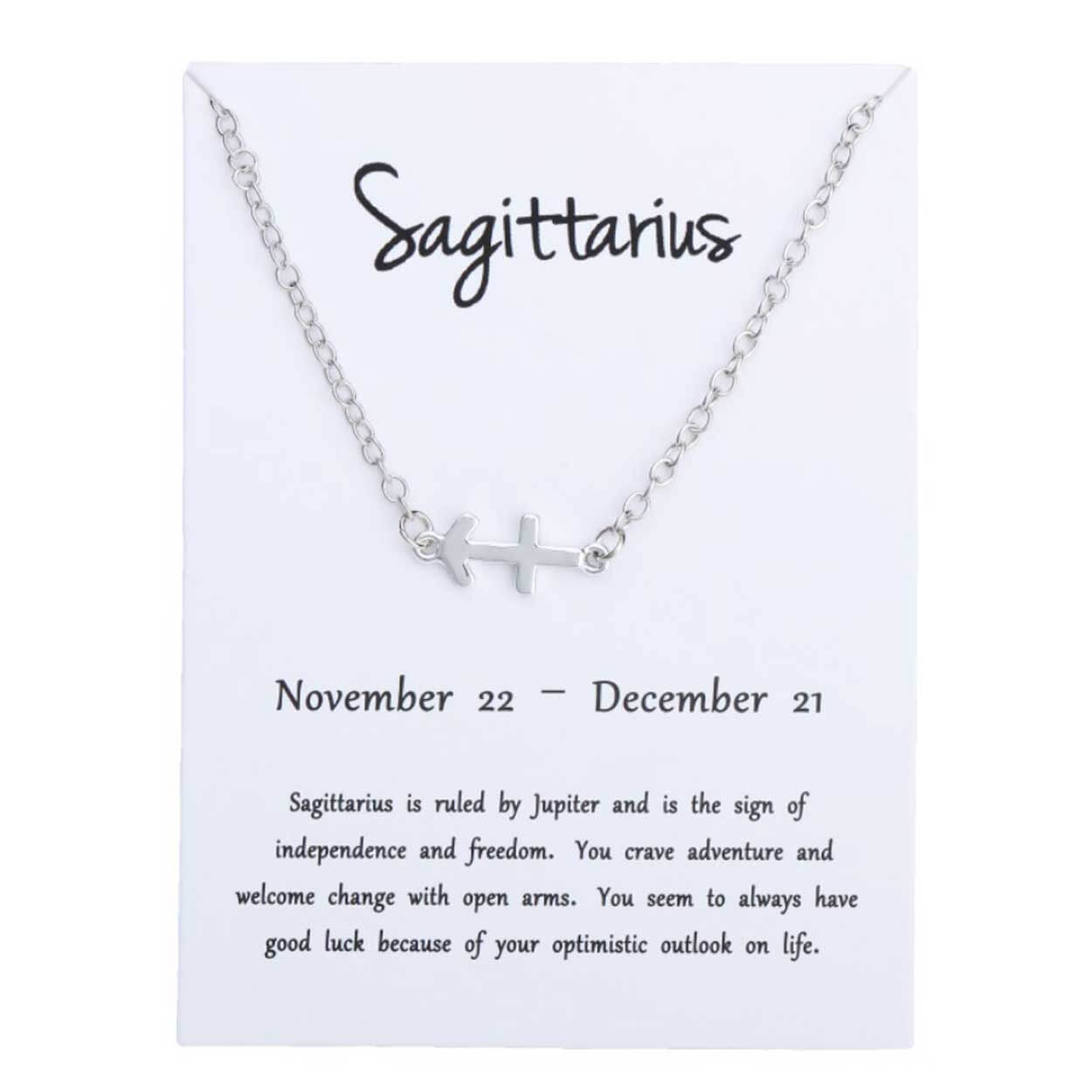 Gåvoarmband stjärntecken skytten sagittarius armband silver