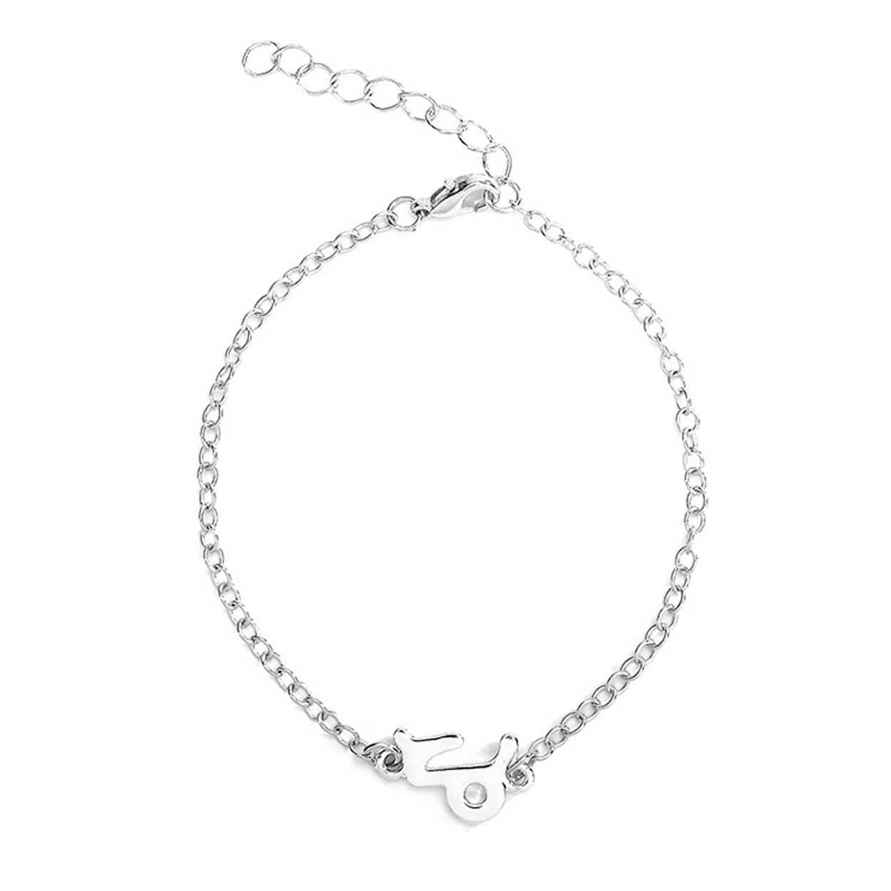 Gåvoarmband stjärntecken stenbocken capricorn armband silver