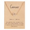 Gåvoarmband Stjärntecken Kräftan Cancer Armband Guld