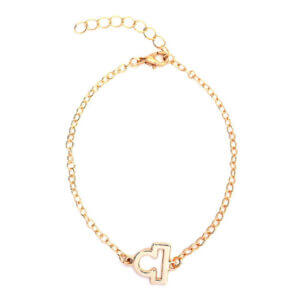Gåvoarmband stjärntecken vågen libra armband guld