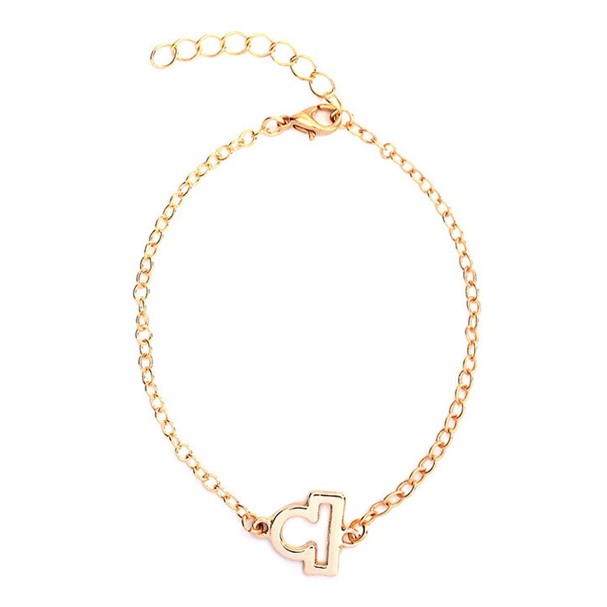 Gåvoarmband stjärntecken vågen libra armband guld